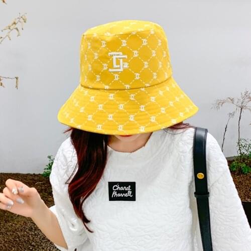 Letter Embroidered Bucket Hat Unisex Bob Hat Hip Hop Mens Womens Summer Panama Hat Beach Sun Fishing Bunny Hat