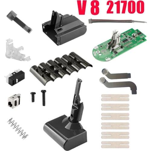V8 Battery 21700 Plastic Case Charging Protection Circuit Board PCB for Dyson 21.6V Absolute Animal Exclusive Vacuum Cleaner