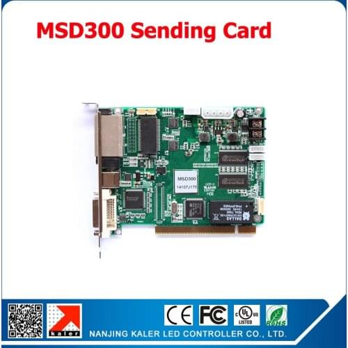 Full Color LED Video Display Sending Card MSD300 support 1280*1024pixel Synchronous LED Video Wall Controller Card