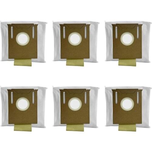 6Pcs for ECOVACS DEEBOT OZMO T8 T8 AIVI Robot Vacuum Cleaner Dust Bag Replacement Accessories Parts Kits