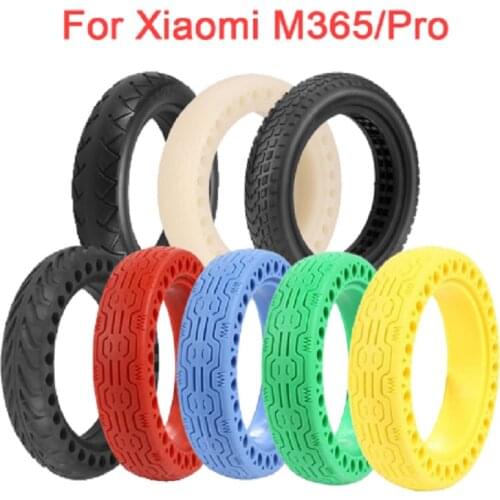 For Xiaomi M365 Electric Scooter Tires Anti Puncture Honeycomb Hollow Tire Antiskid Shockabsorber Wheel Tyre Wholesale Drop Ship