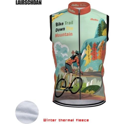 SPTGRVO 2021 Winter Thermal Fleece Pro Team Cycling Vest Sleeveless Jersey MTB chaleco bici Warm Outdoor Men Bike maillot gilet