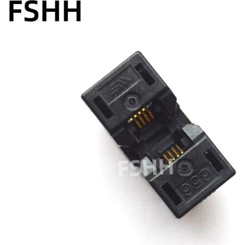 MSOP8 test socket 656-1082211 ic socket 0.65mm Pin pitch 3mm/4.9mm width