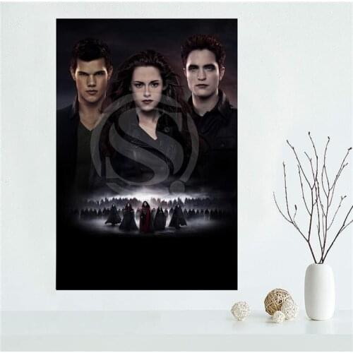 YJW523-L9 Custom The Twilight Saga Breaking Dawn Part Canvas Painting Wall Silk Poster cloth print DIY Fabric Poster FF-8