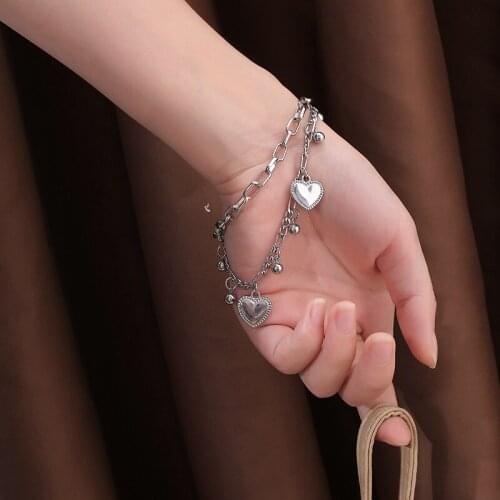 Bohemian Silver Beads Bracelets For Women Fashion Multilayer Beaded Chain Bracelets Set Charm Bracelet Bangles Jewelry Punk