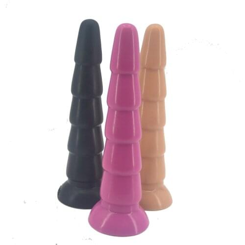 10 inch super long anal sex toys large knotted anal dildo suction women man masturbator sex products flexible penis