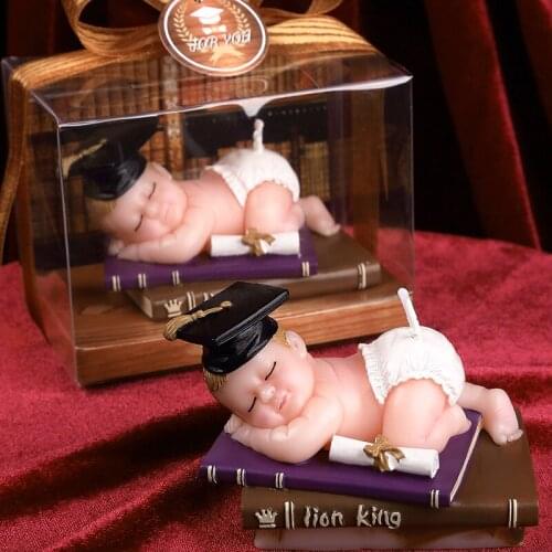 2021 Fashion Festival Party Creative Birthday Candle Doctor Baby Full Moon Cake Candle Hundred Days Party Decoration Baby Gifts