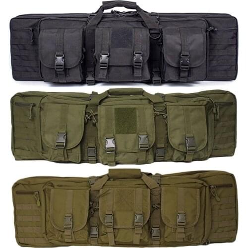 36 Inch Military Gun Bag Double Rifle Backpack Assault M4 AK47 Rifle Carrying Protection Duty Case Portable Outdoor Hunting Bag