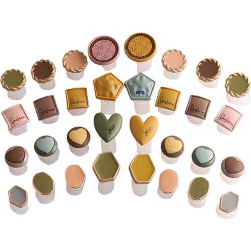 8Pcs/Set Square Heart Shape Silicone Toe Separators Pedicure DIY Nail Art Tool for Girl