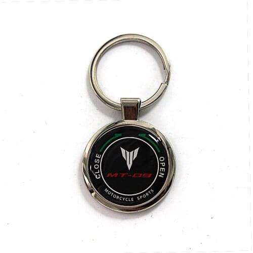 Motorcycle keychain key Ring with logo for Yamaha MT09 MT-09