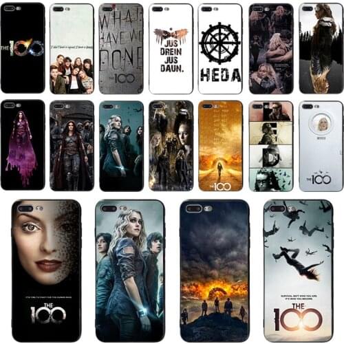 TV Series The 100 Soft TPU Phone Case Funda For Iphone X XR 12 11 Pro XS Max SE 6s 6 Plus 7 8 Cover Fashion Luxury Shell Funda