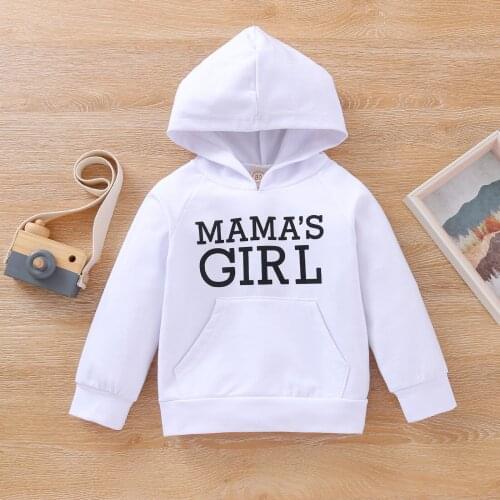 Autumn Baby Kids Hoodies Toddler Baby Girls Boys Mama Pullover Sweatshirt Tops Hoodie Long Sleeve Sweater Child Clothing
