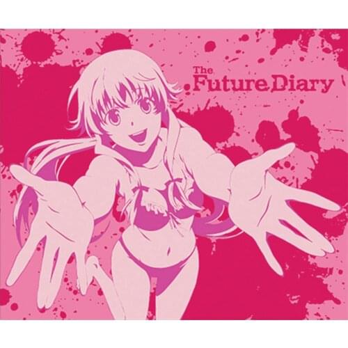 Great Eastern Entertainment Future Diary - Yuno Throw Blanket for Livingroom Bedroom Cute Blanket Blankets Blankets and Throws