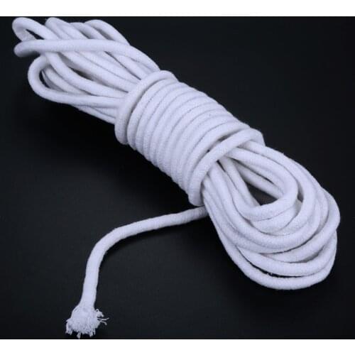 1Pc 10M/32.81ft Braided Cotton Core Candle Making Wick for Kerosene Burner Stove Lighting Alcohol Lamps Oil Lamp DIY Accessory