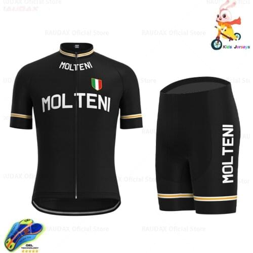 Italy 2021 Child Cycling Jerseys Kids Ropa Ciclismo Short Sleeve Jersey Cycling Clothing Boys MTB Customizable Bike Clothing