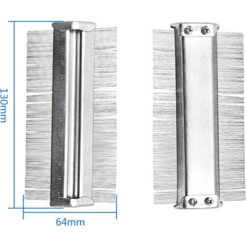 Stainless Steel Contour Gauge, Profile Gauge, Shape Duplicator, 125mm, Precisely Copy Irregular Shapes Contour Measurement