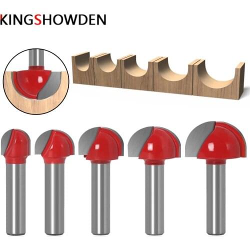 8MM Shank Milling Cutter Wood Carving Double Edging Router Bits for Wood Cove Box Bit Tungsten Carbide Woodworking Endmill