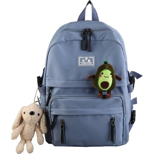 Hot sale Fashion Simple Women Backpack Nylon Cloth Large Capacity Casual Travel Backpacks For School Teenagers Girls Backpack