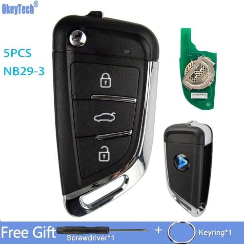 OkeyTech 5PCS/Lot Multi-functional KEYDIY NB Series NB29 Original Remote Control For KD900K/D900+/URG200/KD-X2 Key Programmer
