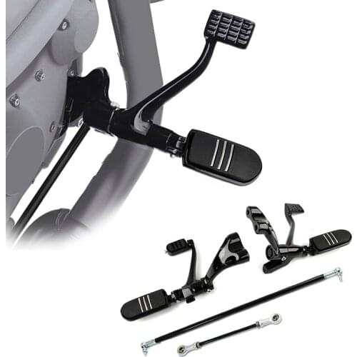 Motorcycle Forward Controls W/ Pegs Linkage For Harley Sportster 1200 Low (XL1200L) 06-11