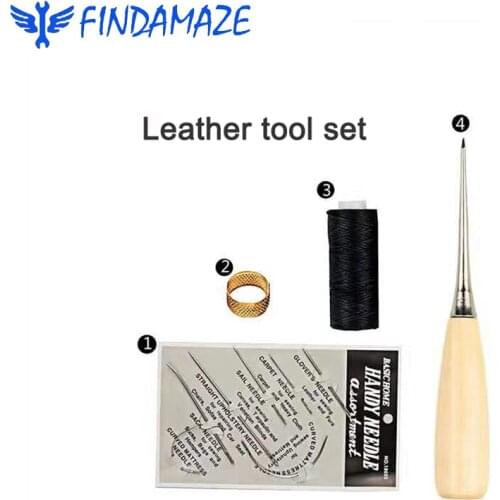 Handmade Sewing Needle Accessories, Sewing Cone Sewing Leather Craft, Stainless Steel Needle, Shoe Repair Tools and Supplies