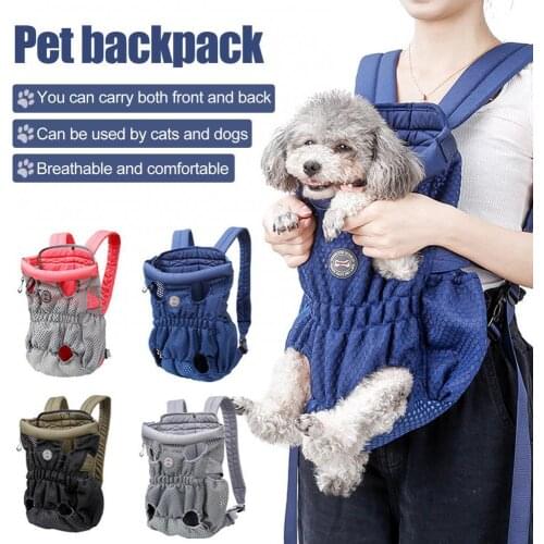 New Fashion Hands-Free Cat Travel Bag Legs Out Front Pet Carrier Backpack Small Medium Large Dogs Walking Hiking Bike Motorcycle