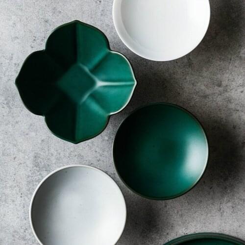 Fruit plate creative European-style ceramic fruit plate living room dining table tea table decor tall chocolate mold LB031213