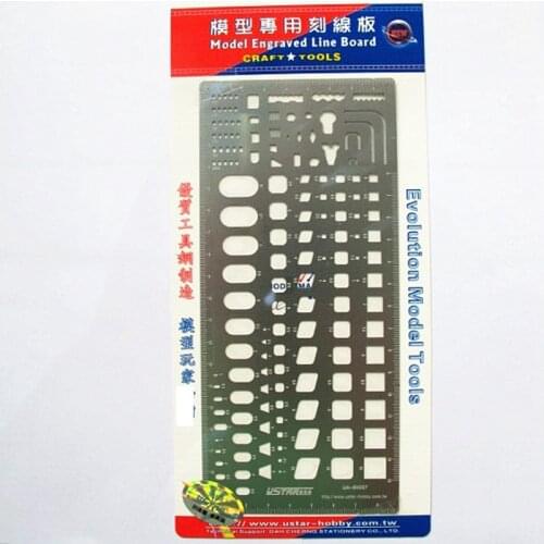 U-Star UA-80027 Model Engraved Line Board,Evolution Model Craft Tools, Photo-Etched Tools