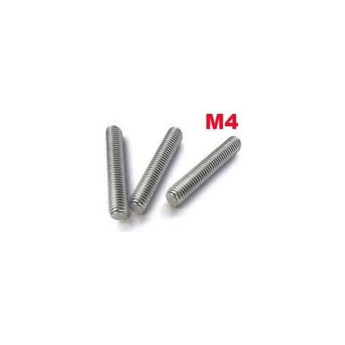 Wkooa M4 thread rod length 1 meter stainless steel 20 pcs/lot