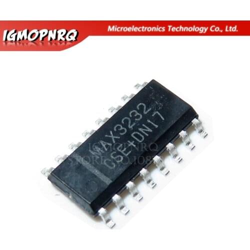 10pcs MAX3232CSE MAX3232 MAX3232ESE SOP-16 RS-232 Interface IC 3-5.5V MultiCh Line Driver/Receiver new original