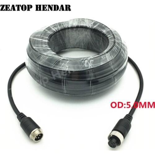 2Pcs M12 4Pin Aviation Cable Camera Extension Wire for CCTV Camera System Mobile Car Surveillance DVR 1M 2M 3M 5M 8M 10M 15M 20M