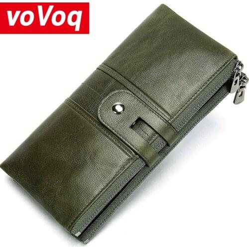 2020 Fashion Womens Leather Long Wallet Card Position Clutch Fashion RFID Anti-magnetic Wallet for Iphone8 Portemonnee Women