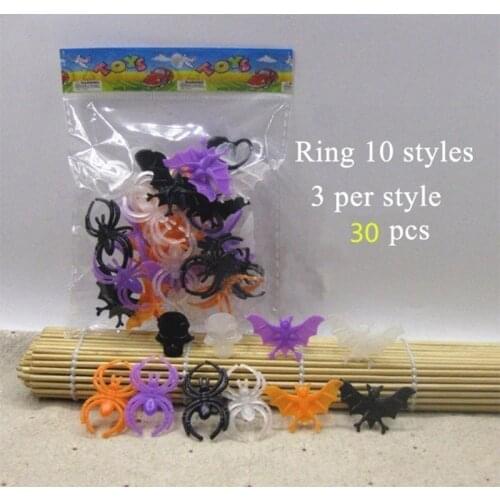 30pcs/lot Finger Rings Halloween Party Costume Party Favors Gifts Party Supplies As Personalized Gift To The Guests At The Party