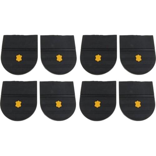 4 Pairs Non-slip Sole Rubber Heel Shoe Repair Shoe Repair 0.6 Cm