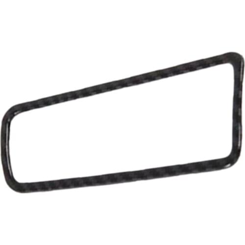 For Hyundai Tucson 15-20 Car Accessories Carbon Fiber Style Side Head Light Switch Button Control Panel Cover Trim Bezel