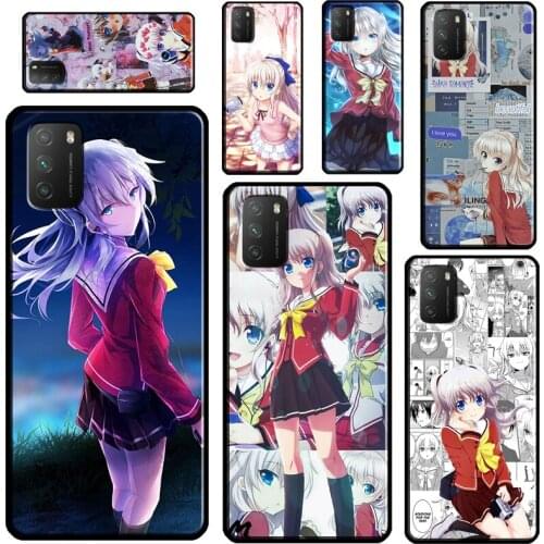 Tomori Nao Charlotte Anime For Xiaomi Mi 11 Ultra 9T 10T Pro Mi Note 10 Lite Phone Case For POCO X3 Pro M3 F1 F2 F3