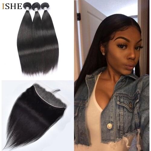 Накладные натуральные волосы ISHE China At AliExpress