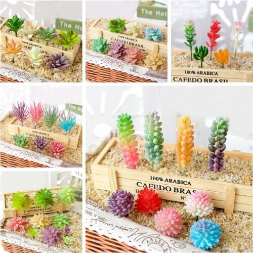 39Styles Artificial Succulent Plants Christmas Halloween Wedding Party Home Garden Decoration Fake Plants DIY Flower Arrangement