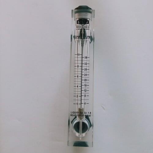 LZM-20L Acrylic panel flowmeter(flow meter) without control valve for liquid and Gas