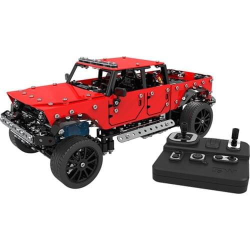 NFSTRIKE 1set 1:16 Stainless Steel RC Off-road Vehicle Building Block DIY Small Particle Construction Model Toy