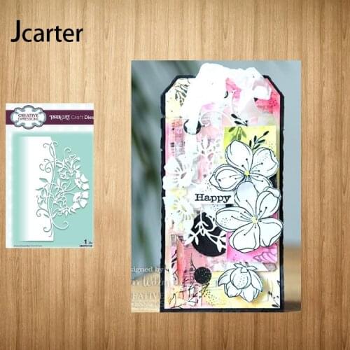 New Arrival Metal Cutting Dies Beautiful Flower Vine Craft Handmade Knife Mould Blade Punch Stencils Dies Cut Scrapbooking Model