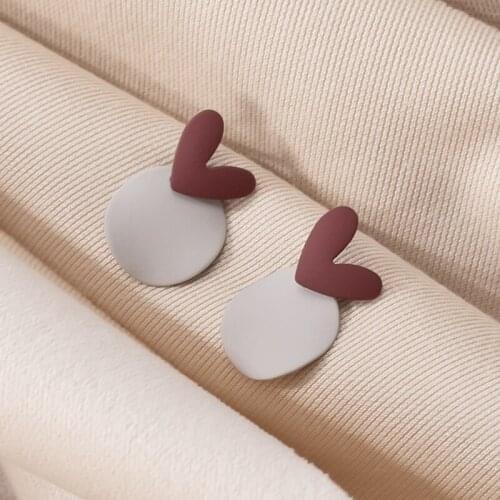 New Statement Fashion Korean Earrings Sweet Romantic Love Dangling Earrings for Women Jewelry Party Gifts for Teenagers 2021