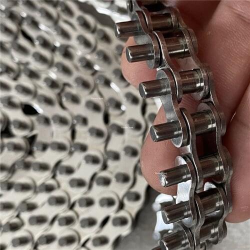 Reflow soldering Chain Stainless steel 06C 5MM extended-pin 35B Industrial Transmission Chain 06C 35B