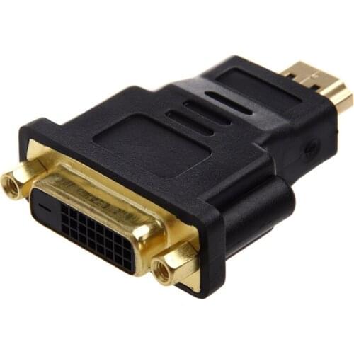 DVI 24+1 (DVI-D) Female to HDMI Male Adapter