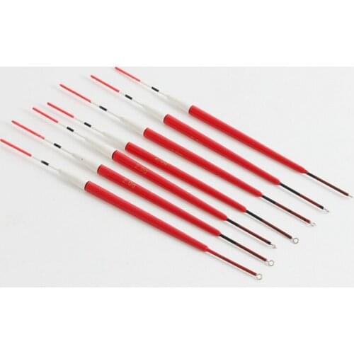 Fishing Float Paulownia Colorful Bobbers Hard Tail Tackle Tools Fishing Float Balsa Wood Long Vertical Drift Buoy 1/10 Pieces