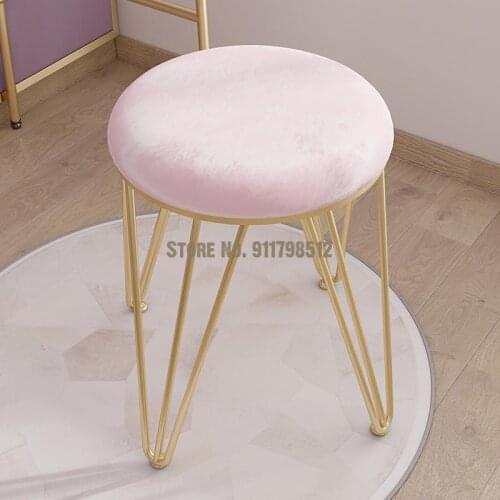 Dressing table dressing table stool light luxury simple modern chair bedroom net red wind household small dressing stool bench