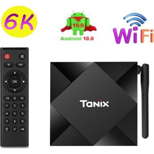 Tanix TX6S TV BOX Android 10 Smart tv box 4GB RAM 32GB 64GB ROM TVBox Allwinner H616 Quad Core Box H.265 4K Media player 2GB 8GB