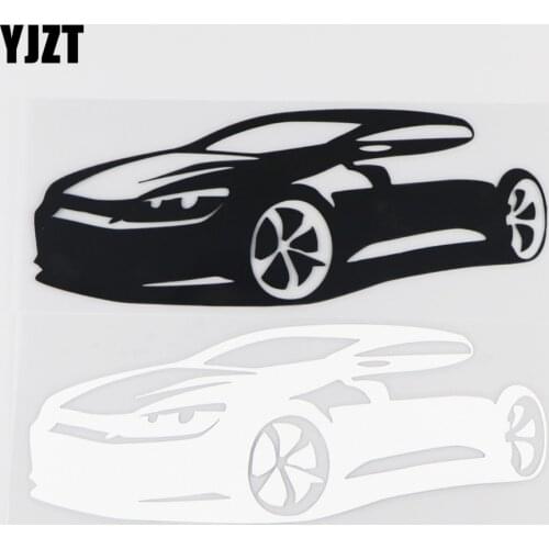 YJZT 16.9CM*6.4CM Fashion Sedan Trendy Decoration Vinyl Decal Car Sticker 1A-0005