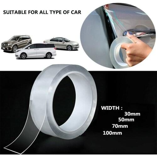Car Door Edges Guard Paint Protective Film Anti-scratch Wrap Sticker Styling Mouldings Universal 5M Door Scratch Protector