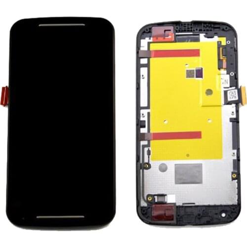 For Motorola MOTO G2 G+1 XT1063 XT1068 LCD Screen Display with Touch Digitizer Assembly with frame Free shipping
